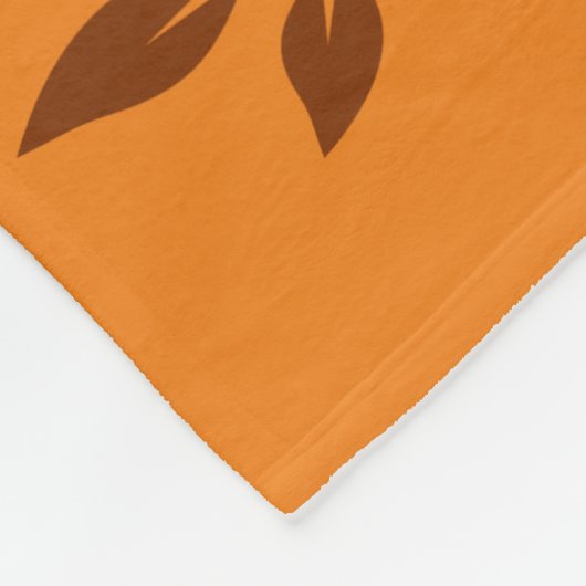 Red Nuthatch auf stilisierten Baumzweigen Fleecedecke (Ecke)