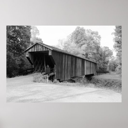 Red Oak Creek Bridge Poster (Vorne)