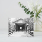Red Oak Creek Bridge Postkarte (Stehend Vorderseite)