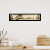 Red Oak IA Street Foto 1908 Poster (Küche)