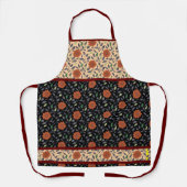 Red Ochre Blume mit Blätter Schürze (Vorderseite)