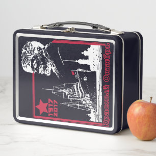 RED OCTOBER Metal Lunch Box