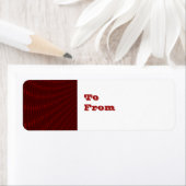 Red Octopus Tentacles Custom Gift Tags (Insitu)