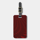 Red Octopus Tentacles Custom Luggage Tag Gepäckanhänger (Vorderseite vertikal)