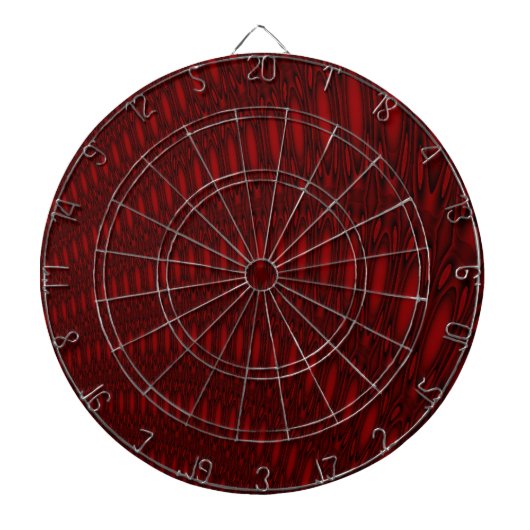 Red Octopus Tentacles Dart Board Dartscheibe (vorne)