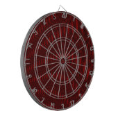Red Octopus Tentacles Dart Board Dartscheibe (Vorderseite Links)