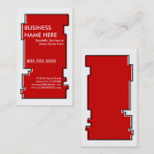 Red oddRex Visitenkarte (Vorne/Hinten)