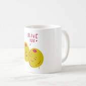 Red Olive You Valentines Day Kaffeetasse (VorderseiteRechts)