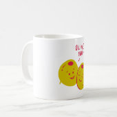 Red Olive You Valentines Day Kaffeetasse (Vorderseite Links)