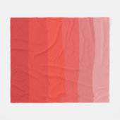 Red Ombre Fleecedecke (Vorderseite (Horizontal))