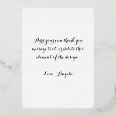 Red Ombre Lipstick Danke Karte (Rückseite)