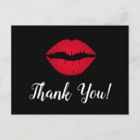 Red Ombre Lipstick Kiss Danke Black