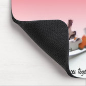 Red Ombre Template für das Health Puzzle Konzept Mousepad (Ecke)