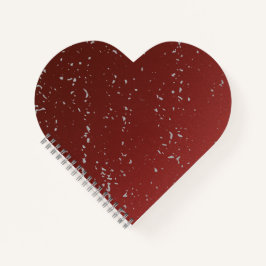 Red Ombre w Grey Specks Notebook – Stylish Journal Notizblock