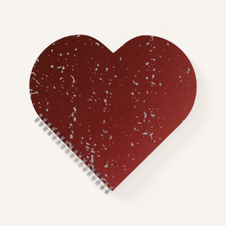 Red Ombre w Grey Specks Notebook – Stylish Journal Notizblock