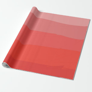 Red Ombre Wrapping Paper Geschenkpapier