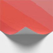 Red Ombre Wrapping Paper Geschenkpapier (Ecke)