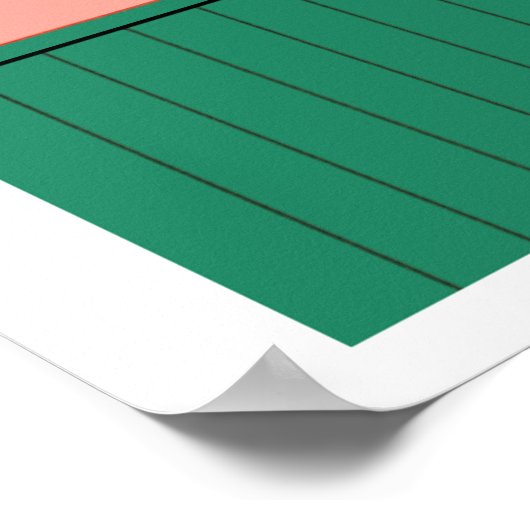 Red Onion Rag Poster (Ecke)