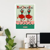 Red Onion Rag Poster (Heimbüro)