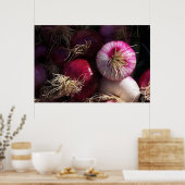 Red Onions Poster (Küche)