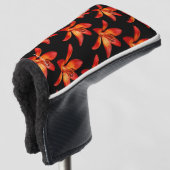Red Orange Asiatic Lily Gran Paradiso Golf Headcover (3/4 Vorderseite)