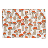 Red Orange Aspen Mushrooms Muster Kissenbezug (Vorderseite)