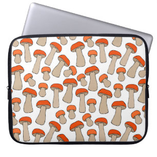 Red Orange Aspen Mushrooms Muster Laptopschutzhülle