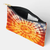 Red Orange Blue Gefärbte Krawatte Zubehörtasche (Offen)