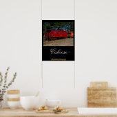 Red & Orange Caboose Poster (Küche)
