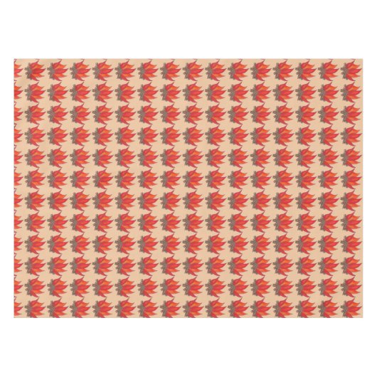 Red Orange Camping Campfire Summer Camp Tischdecke (Vorderseite (Horizontal))