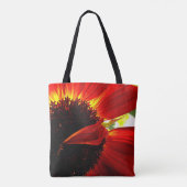 Red Orange Gerbera Daisy Foto Bold Modern Stylish Tasche (Rückseite)