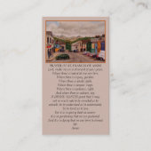 Red Orange Green Blue Ireland Prayer Card Visitenkarte (Vorderseite)