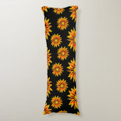 Red Orange Kiss Golden Flame Gazania Blume Seitenschläferkissen (Vorderseite Vertikal)