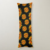 Red Orange Kiss Golden Flame Gazania Blume Seitenschläferkissen (Rückseite (Vertikal))