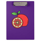 Red Orange Klemmbrett (Vorderseite)