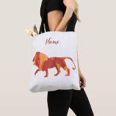 Red Orange Lion Art Tasche (Von Nahem)