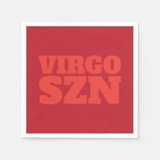 Red Orange OMG Es ist Virgo SZN Cool Serviette