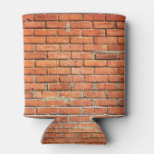 Red Orange Small Brick Wall Dosenkühler (Rückseite)