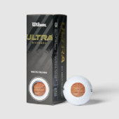 Red Orange Small Brick Wall Golfball (Verpackungen)