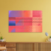 Red & Orange - Street Art Collection Leinwanddruck (Insitu (Wohnzimmer))