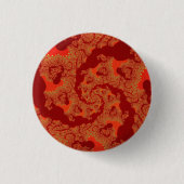 Red Orange Swirl Button (Vorderseite)