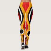 Red Orange Tiki Leggings (Rückseite)