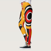 Red Orange Tiki Leggings (Links)