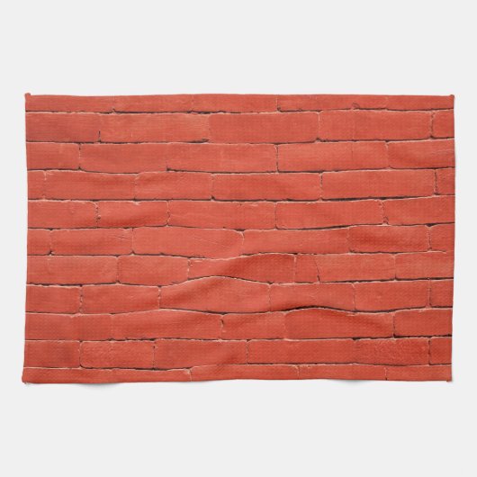 Red Orange Wall Handtuch (Horizontal)