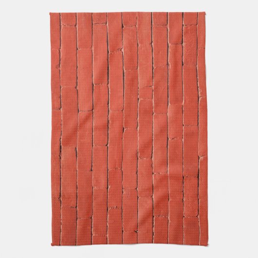 Red Orange Wall Handtuch (Vertikal)