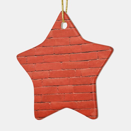 Red Orange Wall Keramik Ornament (Links)