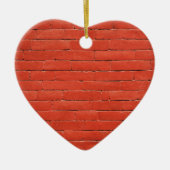 Red Orange Wall Keramikornament (Vorne)