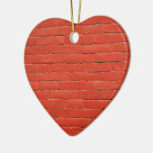 Red Orange Wall Keramikornament (Links)