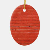 Red Orange Wall Keramikornament (Vorne)