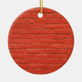 Red Orange Wall Keramikornament (Vorne)